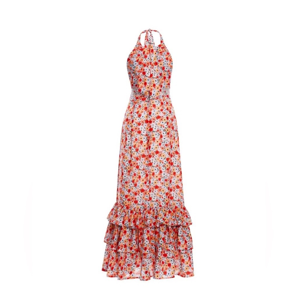 Agua by Agua Bendita MAGNOLIA LA FANIA ATARDECER MAXI DRESS, M, NWT - Picture 5 of 9